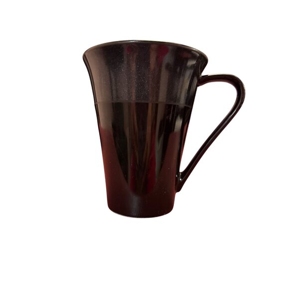 Set Of 6 Sasaki Galaxy 17055 Black Coffee Mugs Made In Malaysia - Picture 3 of 3